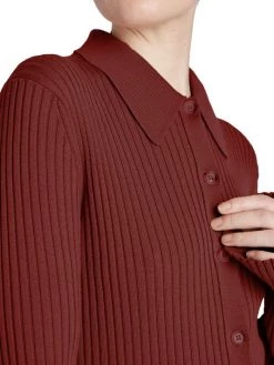 Chloé Collared Ribbed-Knit Top -Deals Chloé Store unnamed file 282