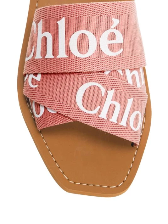 Chloé Woody Flat Sandals Delicate Pink 5 Chloé Woody Flat Sandals Delicate Pink - Image 4