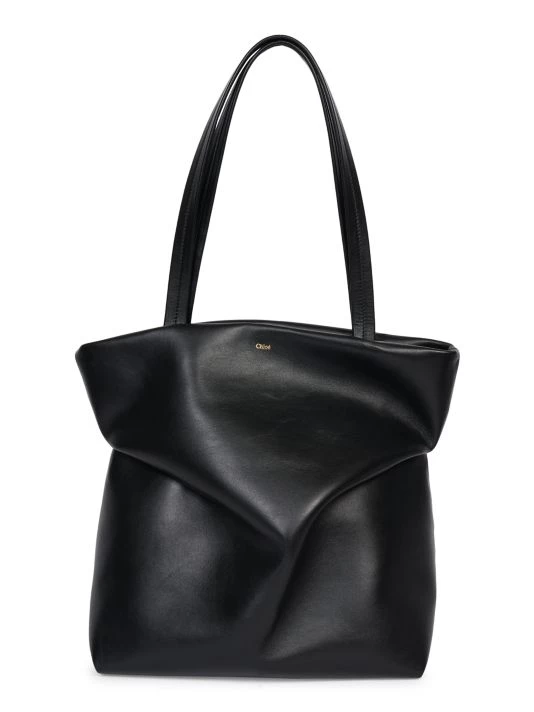 Chloé Judy Leather Tote Bag Cashmere Grey 3 Chloé Judy Leather Tote Bag Cashmere Grey