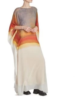 Chloé Draped Painterly Gradient Maxi Dress -Deals Chloé Store unnamed file 312