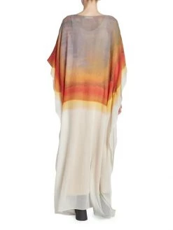 Chloé Draped Painterly Gradient Maxi Dress -Deals Chloé Store unnamed file 313
