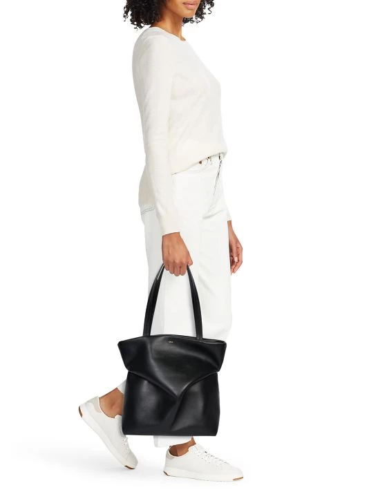 Chloé Judy Leather Tote Bag Cashmere Grey 4 Chloé Judy Leather Tote Bag Cashmere Grey - Image 2