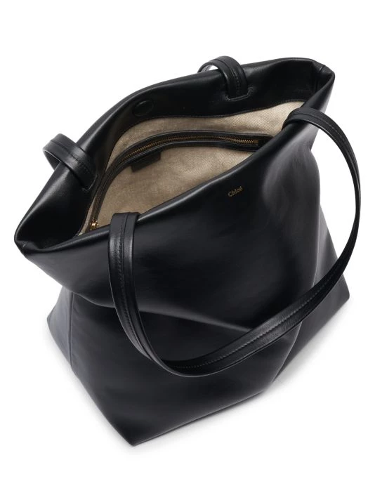 Chloé Judy Leather Tote Bag Cashmere Grey 5 Chloé Judy Leather Tote Bag Cashmere Grey - Image 3