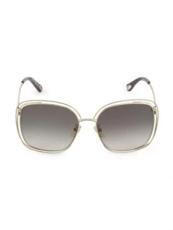 Chloé Carlina 58MM Square Sunglasses