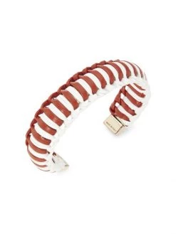 Chloé Lallo Wrapped Leather Bangle
