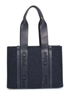 Chloé Medium Woody Wool Tote
