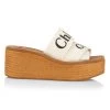 Chloé Woody Logo Canvas Espadrille Wedges -Deals Chloé Store unnamed file 350