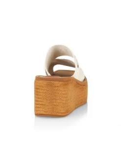 Chloé Woody Logo Canvas Espadrille Wedges -Deals Chloé Store unnamed file 352
