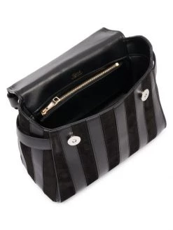 Chloé Small Nacha Stripe Leather & Suede Top Handle Bag -Deals Chloé Store unnamed file 358