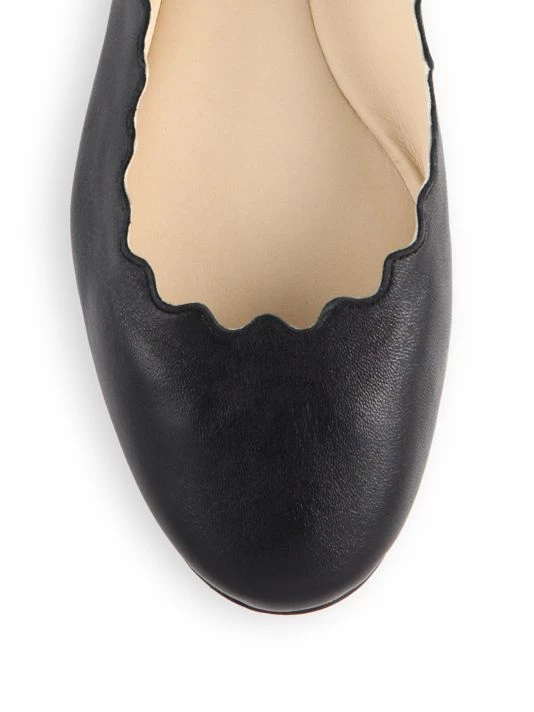 Chloé Lauren Leather Ballet Flats Natural 4 Chloé Lauren Leather Ballet Flats Natural - Image 3