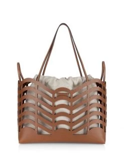Chloé Kayan Leather Tote Caramel -Deals Chloé Store unnamed file 437