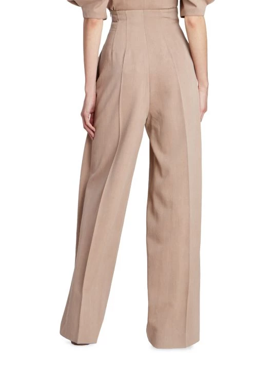 Chloé Pleated High-Waisted Wide-Leg Trousers 7 Chloé Pleated High-Waisted Wide-Leg Trousers - Image 5