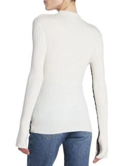 Chloé Ribbed Stitch-Embellished Top -Deals Chloé Store unnamed file 455