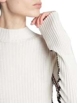 Chloé Ribbed Stitch-Embellished Top -Deals Chloé Store unnamed file 456