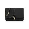 Chloé Alphabet Leather Clutch-On-Chain Black -Deals Chloé Store unnamed file 457