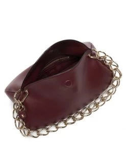 Chloé Small Juana Leather Shoulder Bag Burgundy -Deals Chloé Store unnamed file 470