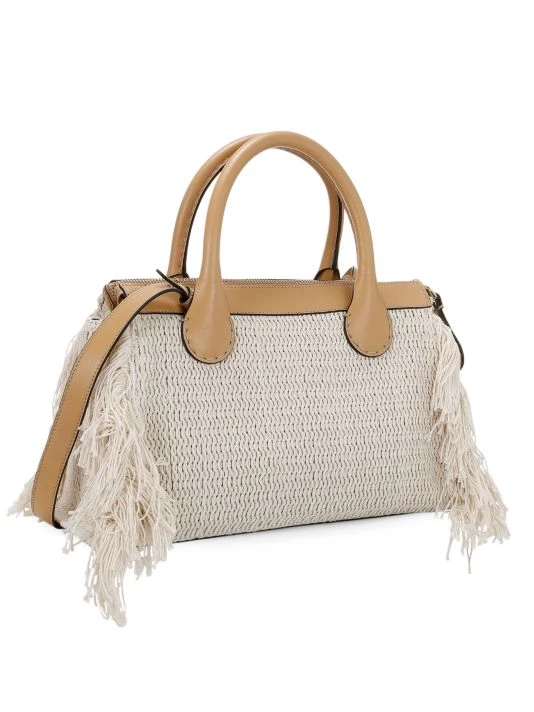 Chloé Medium Edith Fringe Knit Tote 6 Chloé Medium Edith Fringe Knit Tote - Image 4