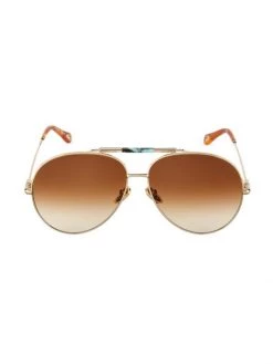Chloé Ulys 62MM Aviator Sunglasses