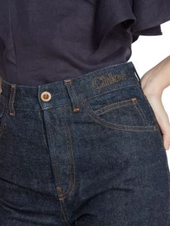 Chloé Flared Logo-Stitch Jeans -Deals Chloé Store unnamed file 488