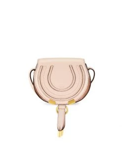 Chloé Nano Marcie Leather Saddle Bag White -Deals Chloé Store unnamed file 498