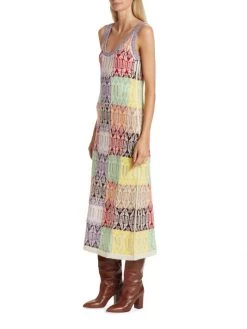 Chloé Colorblocked Knit Midi-Dress -Deals Chloé Store unnamed file 512