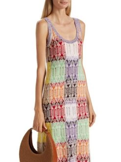 Chloé Colorblocked Knit Midi-Dress -Deals Chloé Store unnamed file 514