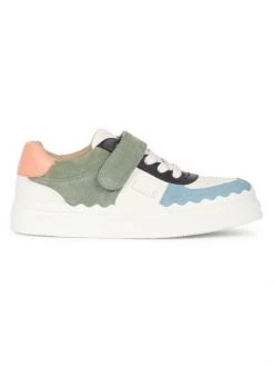 Chloé Lauren Leather & Suede Sneakers