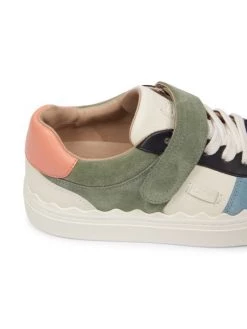 Chloé Lauren Leather & Suede Sneakers -Deals Chloé Store unnamed file 528