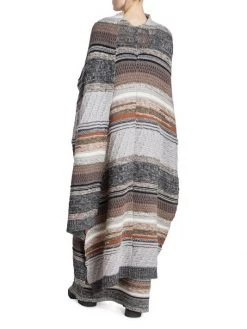 Chloé Striped Knit Open-Front Maxi Sweater -Deals Chloé Store unnamed file 539