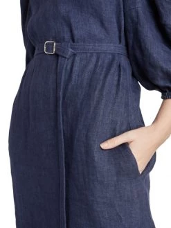 Chloé Belted Puff-Sleeve Midi-Dress 13 Chloé Belted Puff-Sleeve Midi-Dress -Deals Chloé Store unnamed file 546