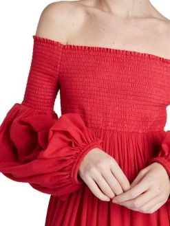 Chloé Smocked Off-The-Shoulder Gown 13 Chloé Smocked Off-The-Shoulder Gown -Deals Chloé Store unnamed file 552