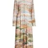 Chloé Floral Pleated Virgin Wool Shirtdress -Deals Chloé Store unnamed file 559