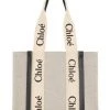 Chloé Medium Woody Canvas Tote -Deals Chloé Store unnamed file 56