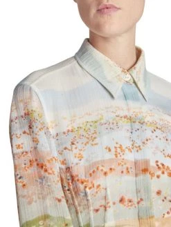Chloé Floral Pleated Virgin Wool Shirtdress -Deals Chloé Store unnamed file 565