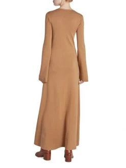 Chloé Knit Long-Sleeve Maxi Dress -Deals Chloé Store unnamed file 570