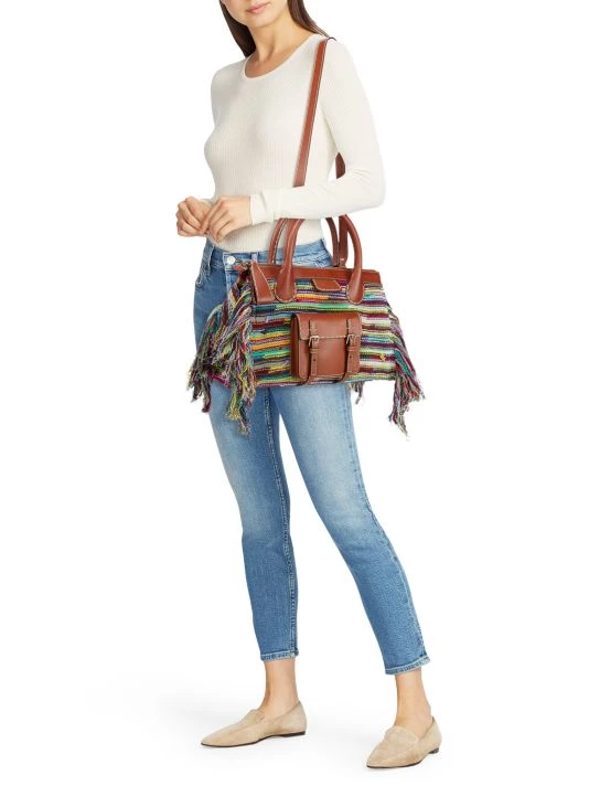 Chloé Medium Edith Cashmere Fringe Knit Tote 4 Chloé Medium Edith Cashmere Fringe Knit Tote - Image 3