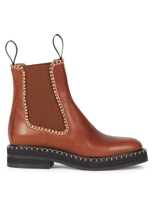 Chloé Noua Leather Chelsea Boots Ochre Delight 4 Chloé Noua Leather Chelsea Boots Ochre Delight - Image 2