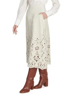 Chloé Eyelet Midi Skirt -Deals Chloé Store unnamed file 599