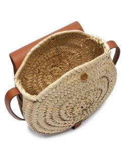 Chloé Medium Marcie Leather & Raffia Saddle Bag -Deals Chloé Store unnamed file 611