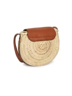 Chloé Medium Marcie Leather & Raffia Saddle Bag -Deals Chloé Store unnamed file 612