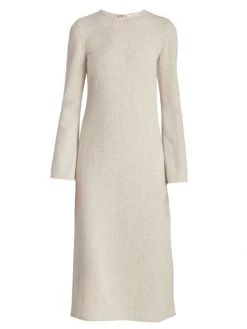 Chloé Bell-Sleeve Midi-Dress