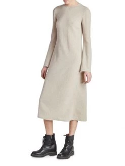 Chloé Bell-Sleeve Midi-Dress -Deals Chloé Store unnamed file 635