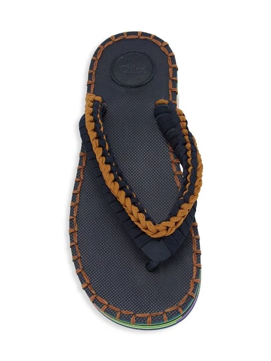 Chloé Lou Crochet Flip-Flops White 7 Chloé Lou Crochet Flip-Flops White - Image 5