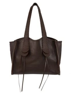 Chloé Mony Whipstitch Leather Tote