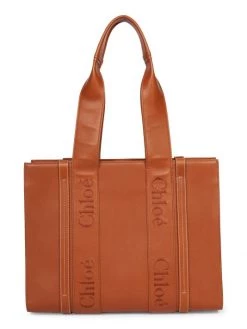 Chloé Medium Woody Leather Tote