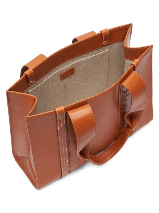Chloé Medium Woody Leather Tote 4 Chloé Medium Woody Leather Tote - Image 2