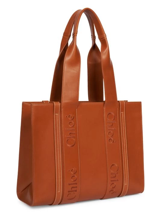 Chloé Medium Woody Leather Tote 5 Chloé Medium Woody Leather Tote - Image 3