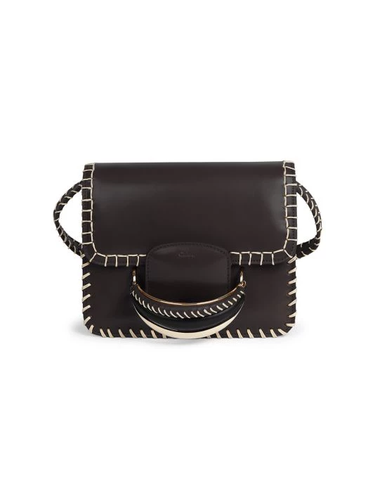 Chloé Kattie Blanket Stitch Crossbody Bag Amber Olive 3 Chloé Kattie Blanket Stitch Crossbody Bag Amber Olive