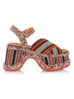Chloé Meril Woven High-Heel Sandals