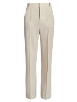 Chloé Pleated Wide-Leg Trousers Sandy Khaki -Deals Chloé Store unnamed file 724